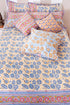 20s Cotton Bed Cover in Block Print